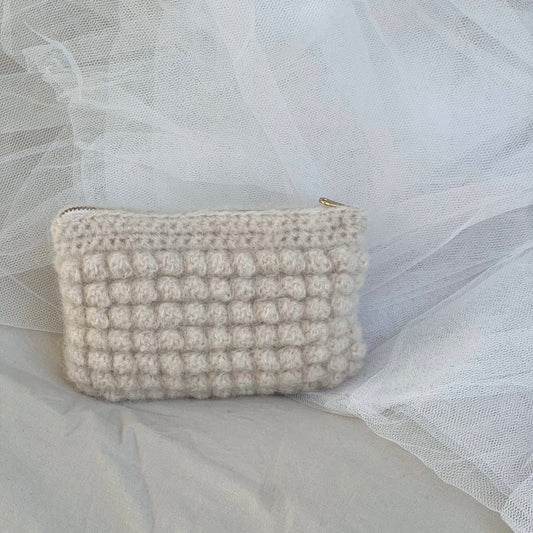 Petite bubble bag, creme